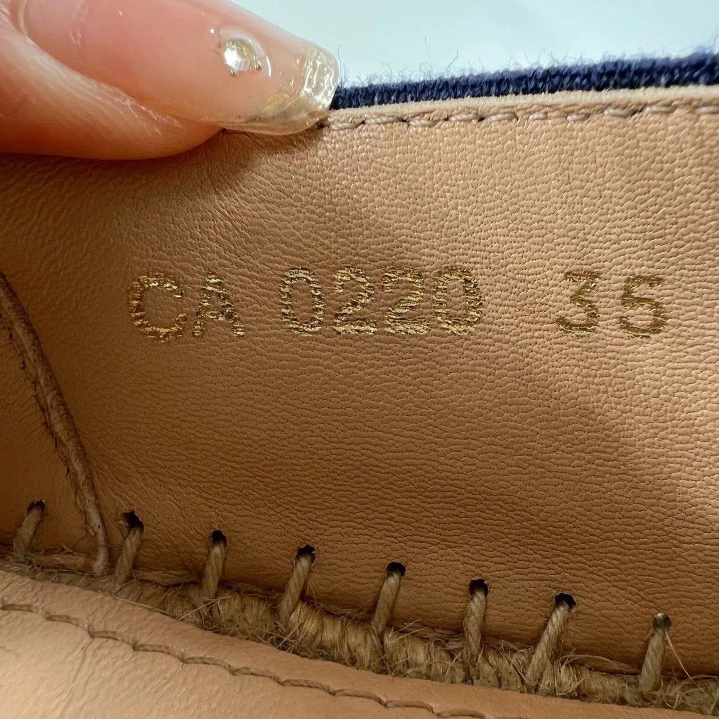 Dior Dior Swan Embroidery Logo Espadrilles. Size US 4 / IT 34 - 5 Thumbnail