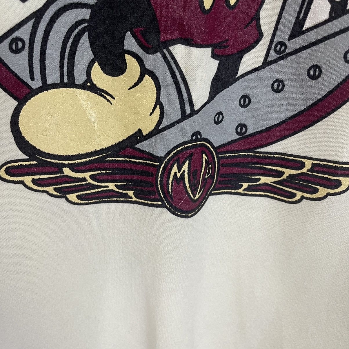 Cartoon Network × Mickey Mouse × Vintage Aero Mickey Mouse Big Logo Printed Crewneck Sweatshirt Size US M / EU 48-50 / 2 - 6 Thumbnail