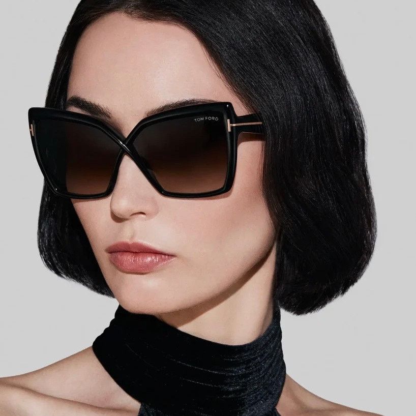 Tom Ford New, TOM FORD Fiore Sunglasses TF1195 52B Authentic Size ONE SIZE - 7 Thumbnail