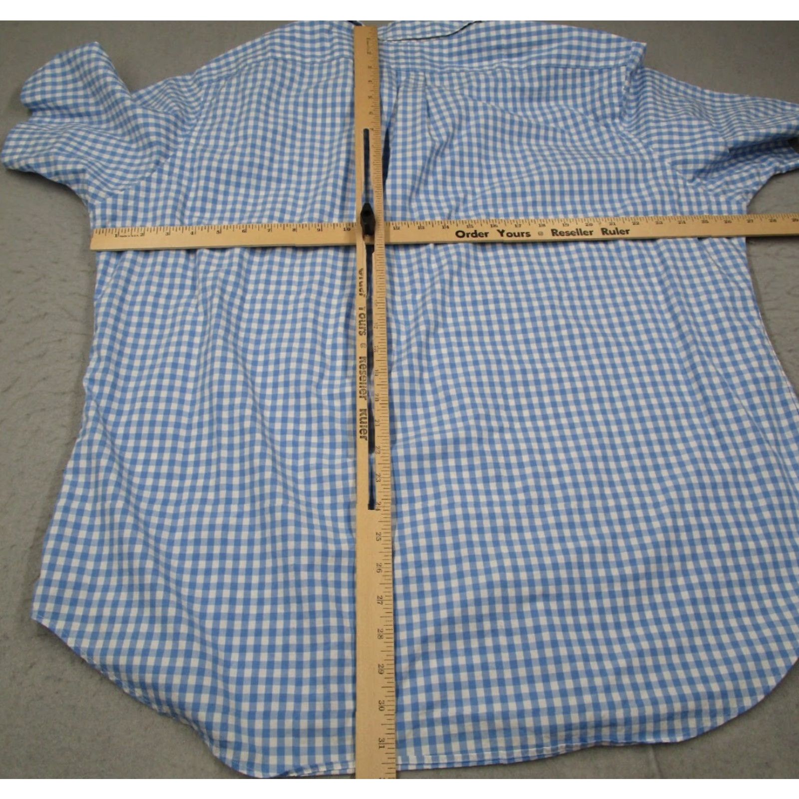 Ralph Lauren VINTAGE Ralph Lauren Shirt Mens 2XL Blue Check Button-Up Polo? Size US XXL / EU 58 / 5 - 4 Thumbnail