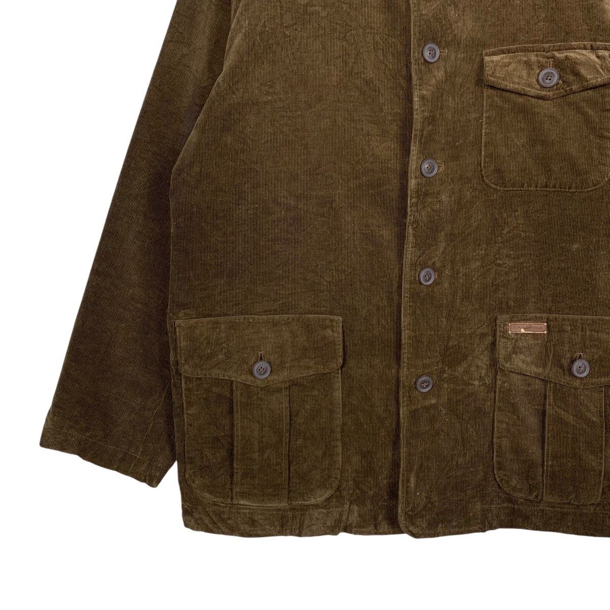 Japanese Brand CROCODILE Three Pocket Casual Corduroy Jacket #2414-C108 Size US L / EU 52-54 / 3 - 5 Thumbnail