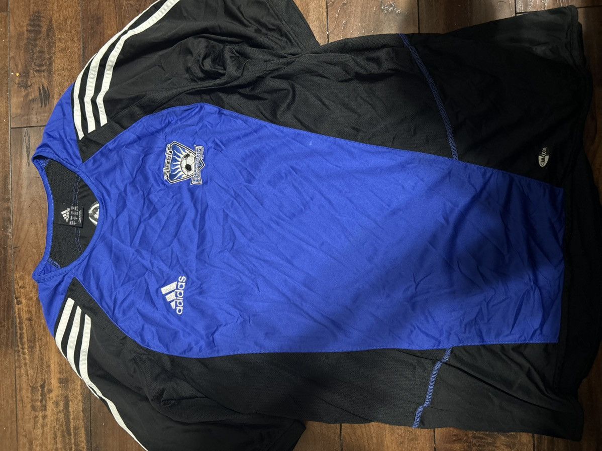 Adidas Vintage Y2K 2005 ADIDAS MLS San Jose Earthquakes Jersey Size US XL / EU 56 / 4 - 1 Thumbnail