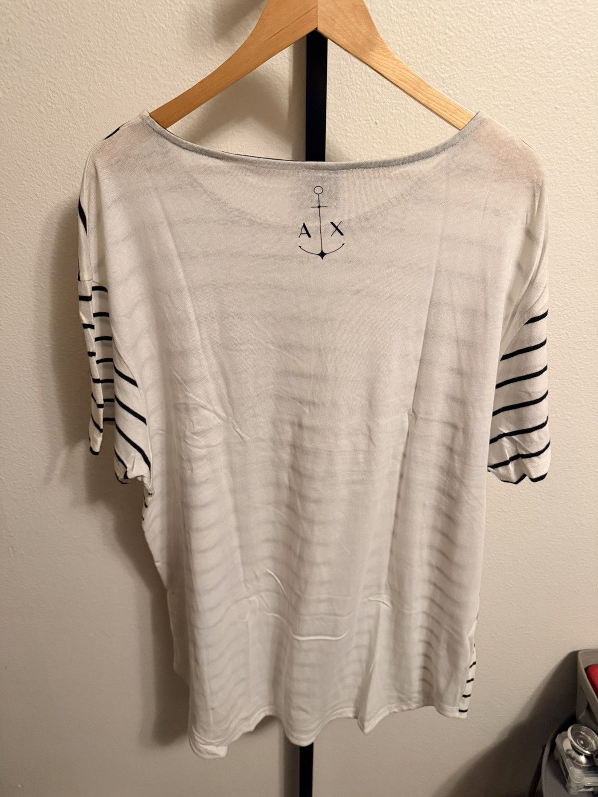 Armani Exchange Armani Exchange Striped T Shirt Size US XXL / EU 58 / 5 - 3 Thumbnail