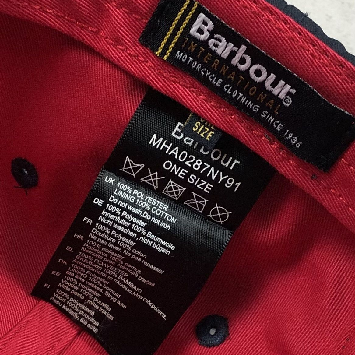 Barbour Barbour International Motorcycle Clothing Heritage Cap Size ONE SIZE - 11 Thumbnail