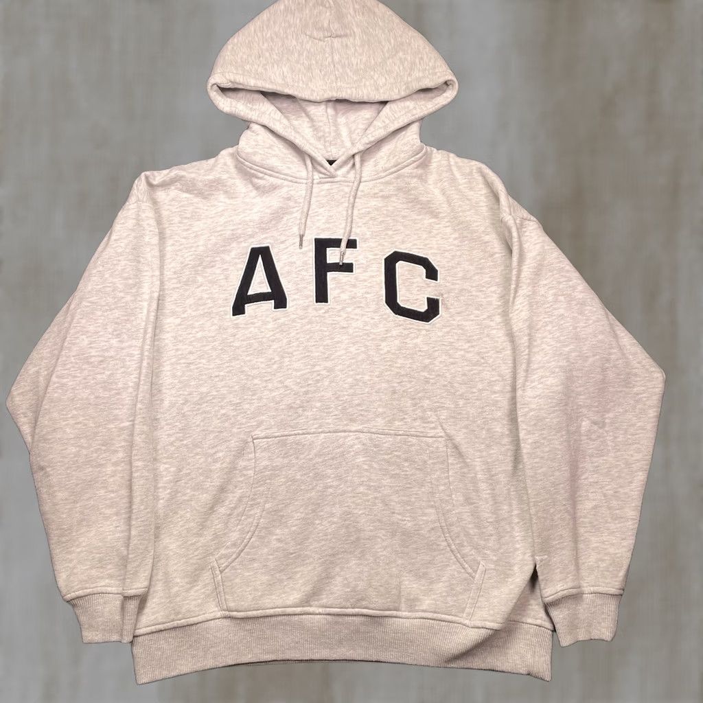 Vintage Arsenal Hoodie Mens XL Gray AFC Letter Graphic Fleece Pullover Soccer Size US XL / EU 56 / 4 - 1 Thumbnail