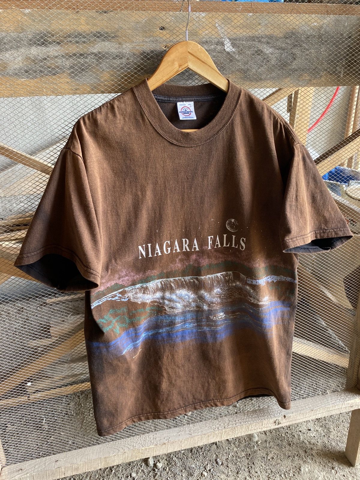 Vintage VINTAGE SUN FADED Niagara Falls T-SHIRT Size US L / EU 52-54 / 3 - 1 Thumbnail
