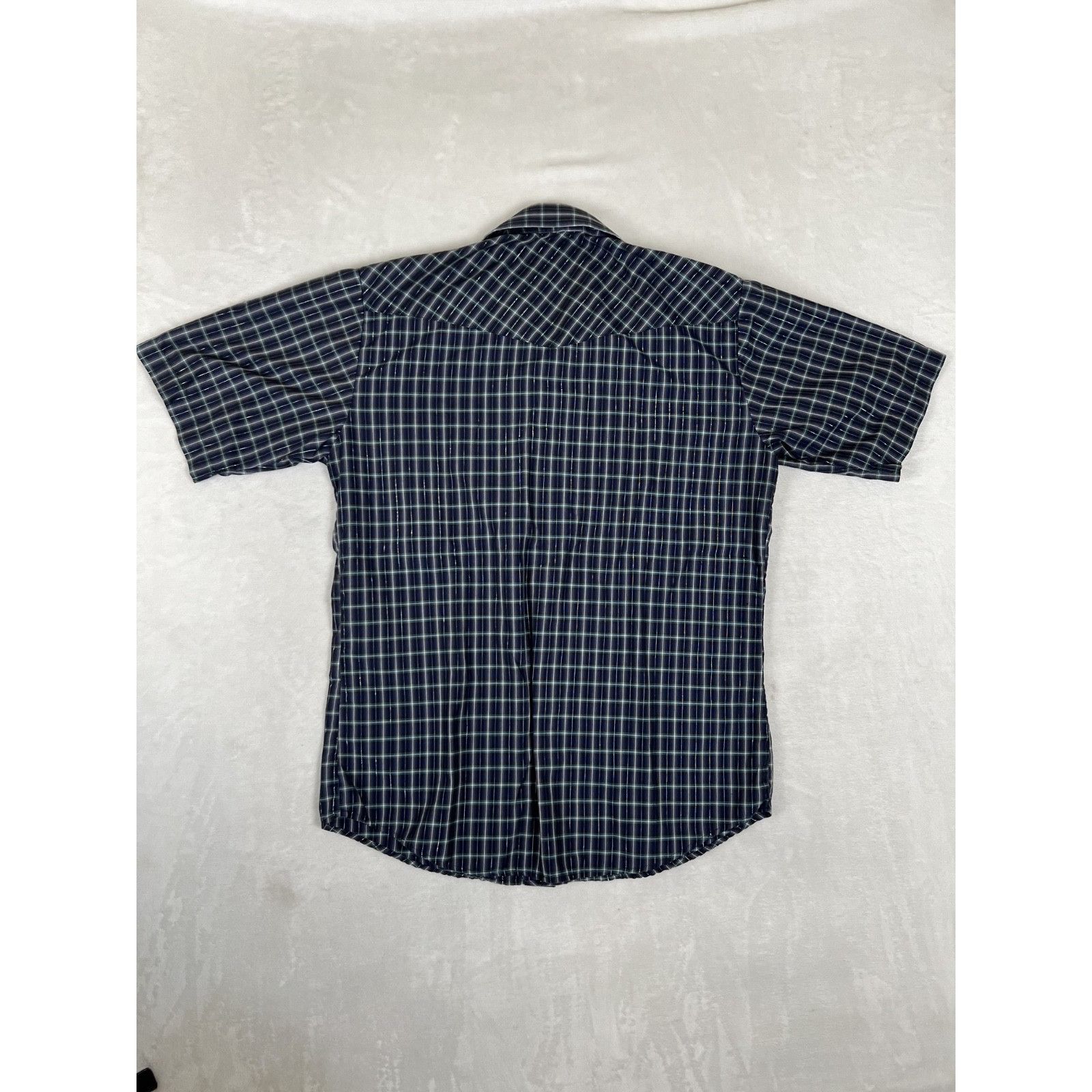 Roper Vintage Roper Western Short Sleeve Plaid Pearl Snap Shirt Si Size US L / EU 52-54 / 3 - 6 Thumbnail