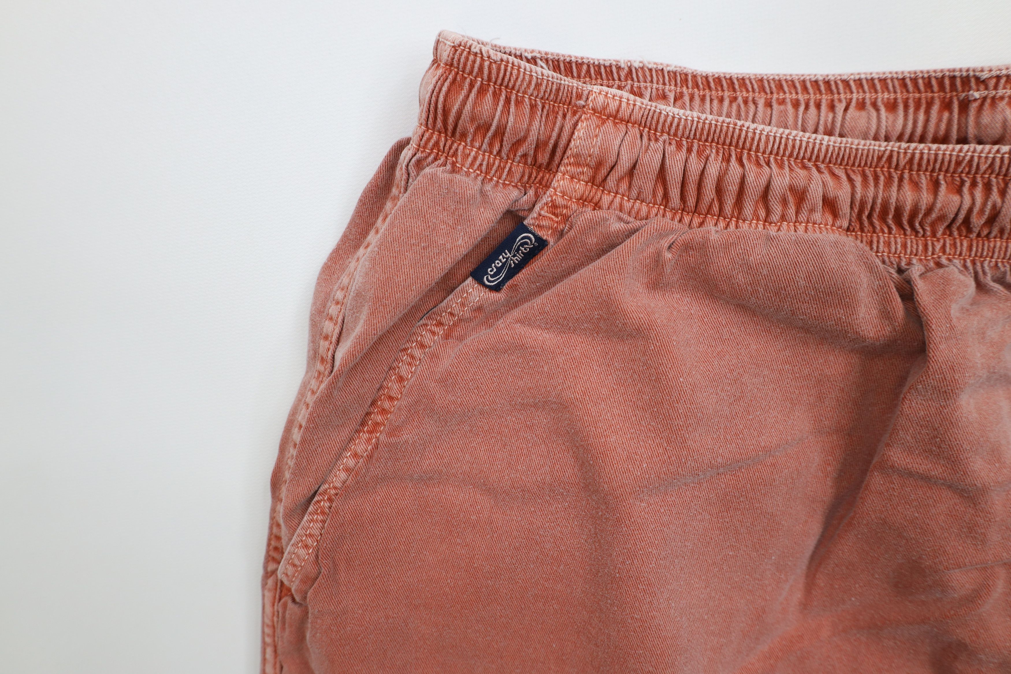 Vintage Vintage 90s Streetwear Stonewash Dyed Above Knee Shorts Size US 38 / EU 54 - 6 Thumbnail