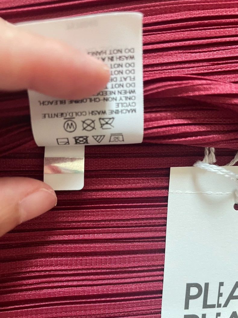 Other Issey Miyake size:3 Wine red horizontal striped vest Size M / US 6-8 / IT 42-44 - 3 Thumbnail