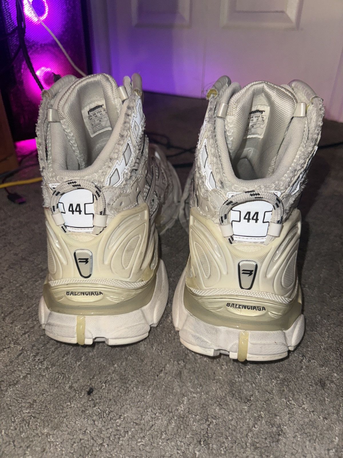 Balenciaga BALENCIAGA HIGH TOP RUNNERS Size US 11 / EU 44 - 4 Thumbnail