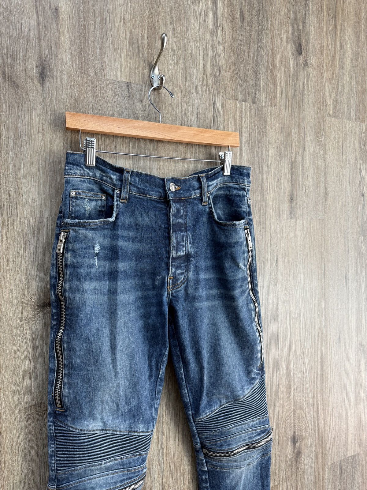 Amiri Amiri MX2 Blue Denim Jeans Size US 34 / EU 50 - 3 Thumbnail
