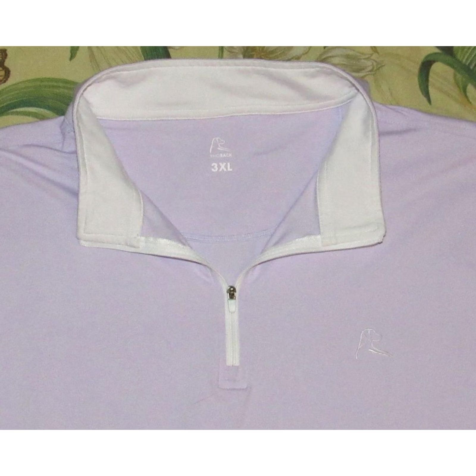 Vintage RHOBACK Lavender Quarter Zip Performance Sweater 3XL Mens Size US XXL / EU 58 / 5 - 2 Thumbnail