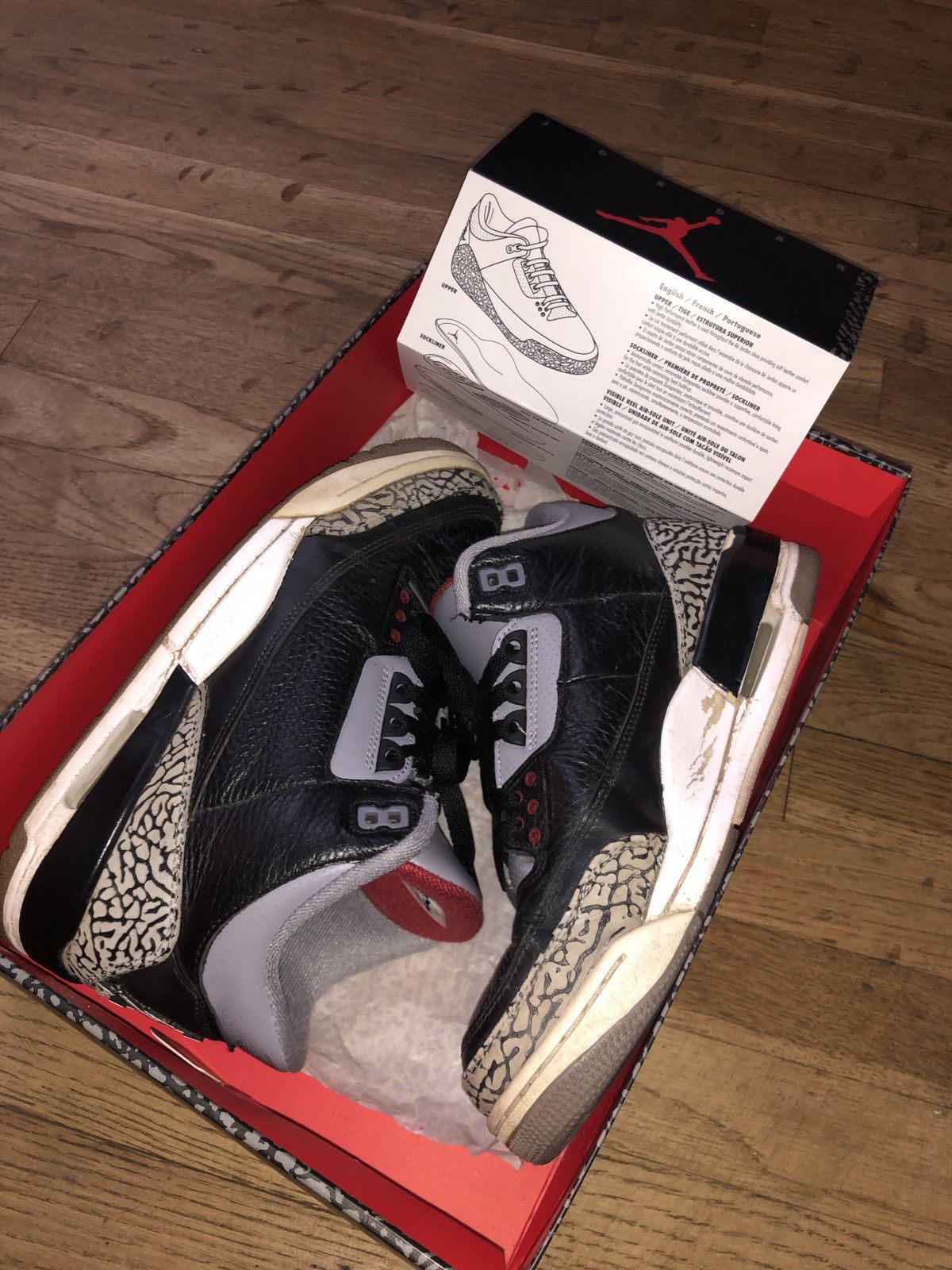 *RARE* JORDAN 3 CEMENT
