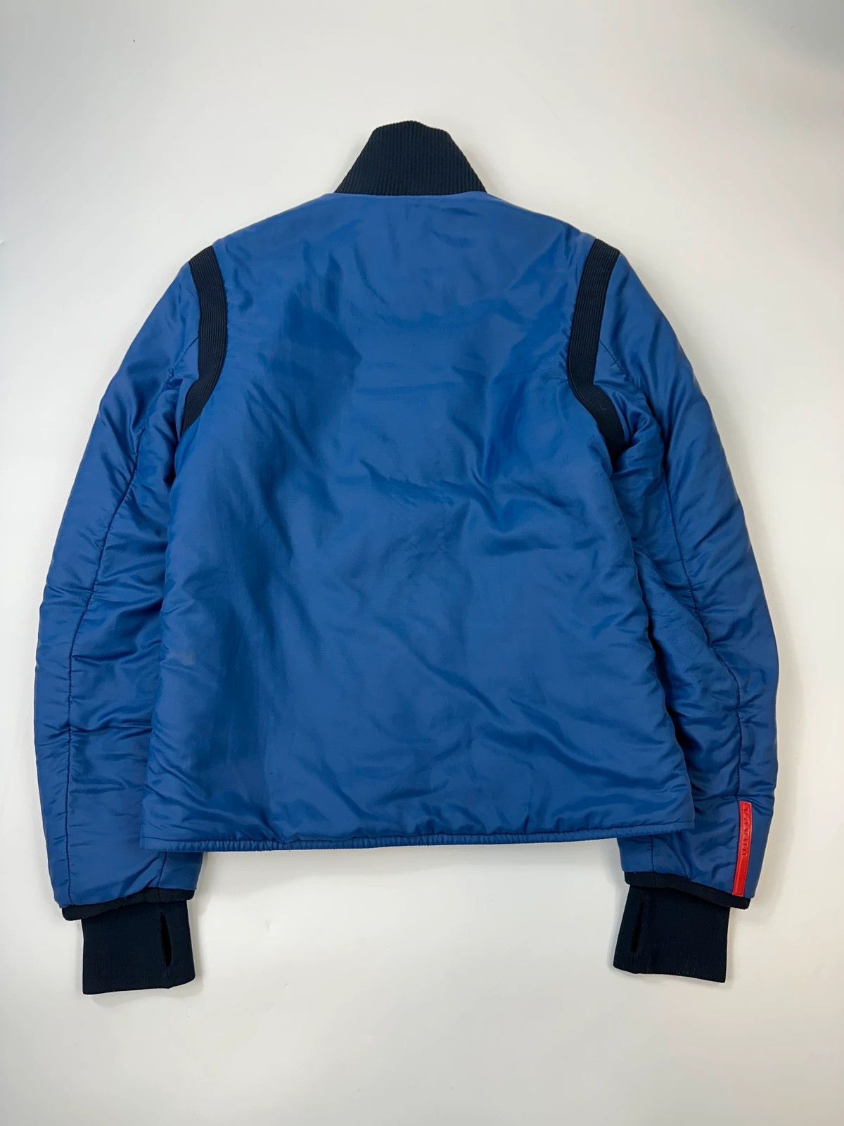 Prada Prada Sport Early Sample Electric Blue Padded Nylon Jacket Size US M / EU 48-50 / 2 - 6 Thumbnail