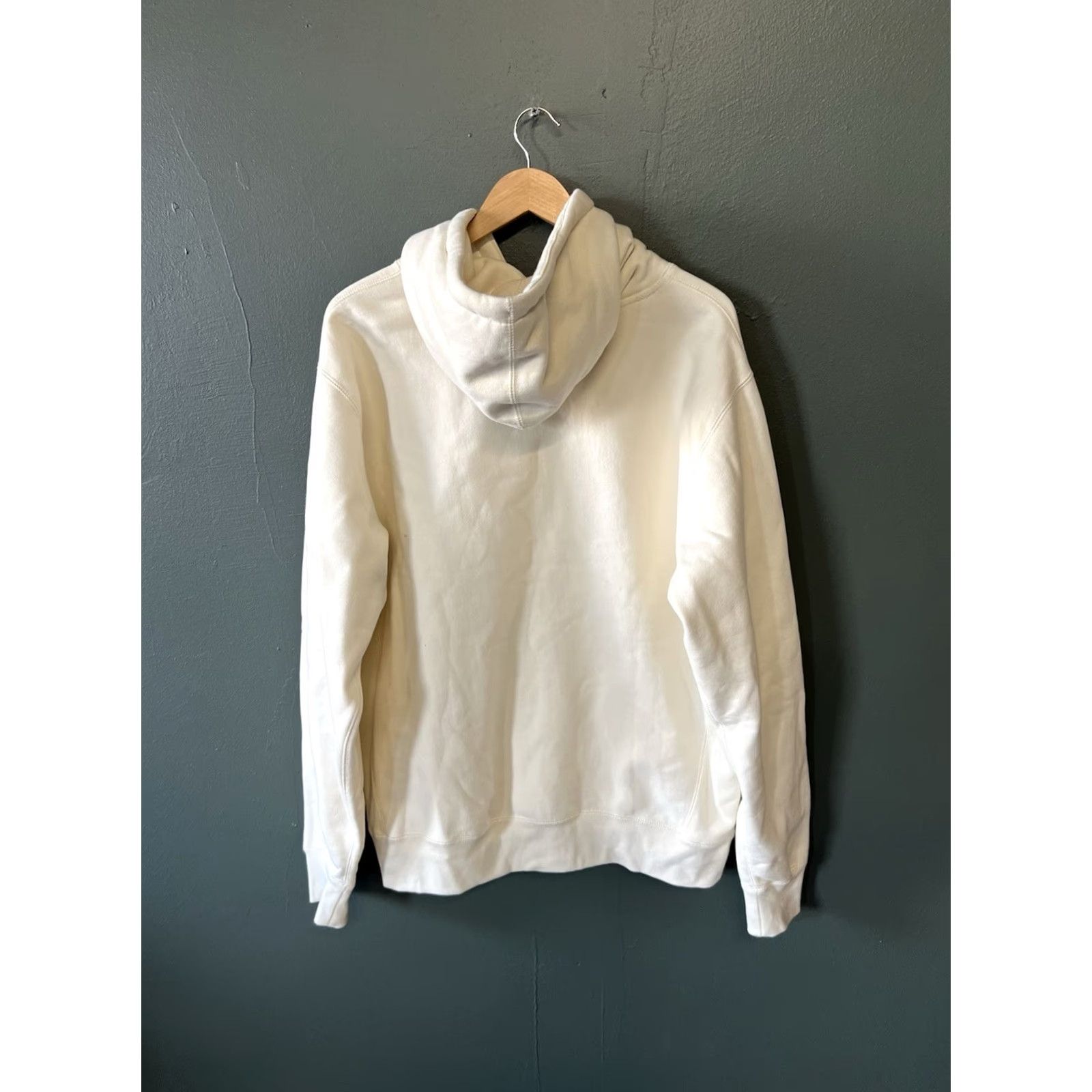 Vintage Bad Decisions Shift Happens Hoodie Pullover Sweater Ivory L Women Size L / US 10 / IT 46 - 2 Thumbnail