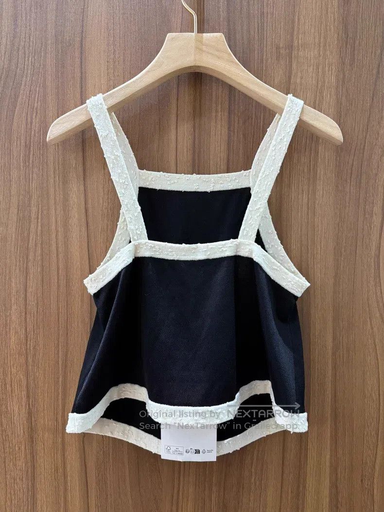 Chanel Chanel 25 new black and white colour-blocked suspender ves Size XXS / US 00 / IT 34 - 2 Thumbnail