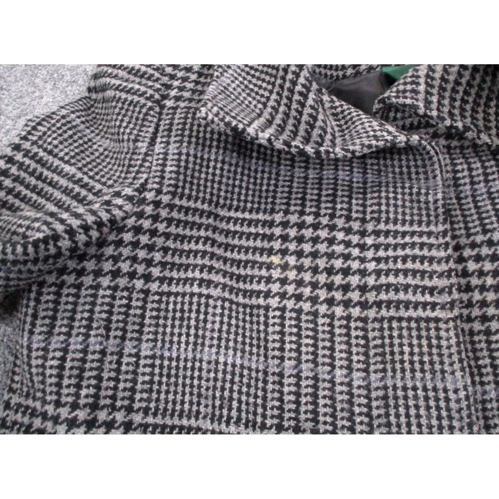 Ralph Lauren Ralph Lauren Jacket Women 8 Gray Wool Houndstooth Nylon Sailor Heavy Long Coat Jacket Women 8 Gray Wool Houndstooth Overcoat Women Size M / US 6-8 / IT 42-44 - 6 Thumbnail