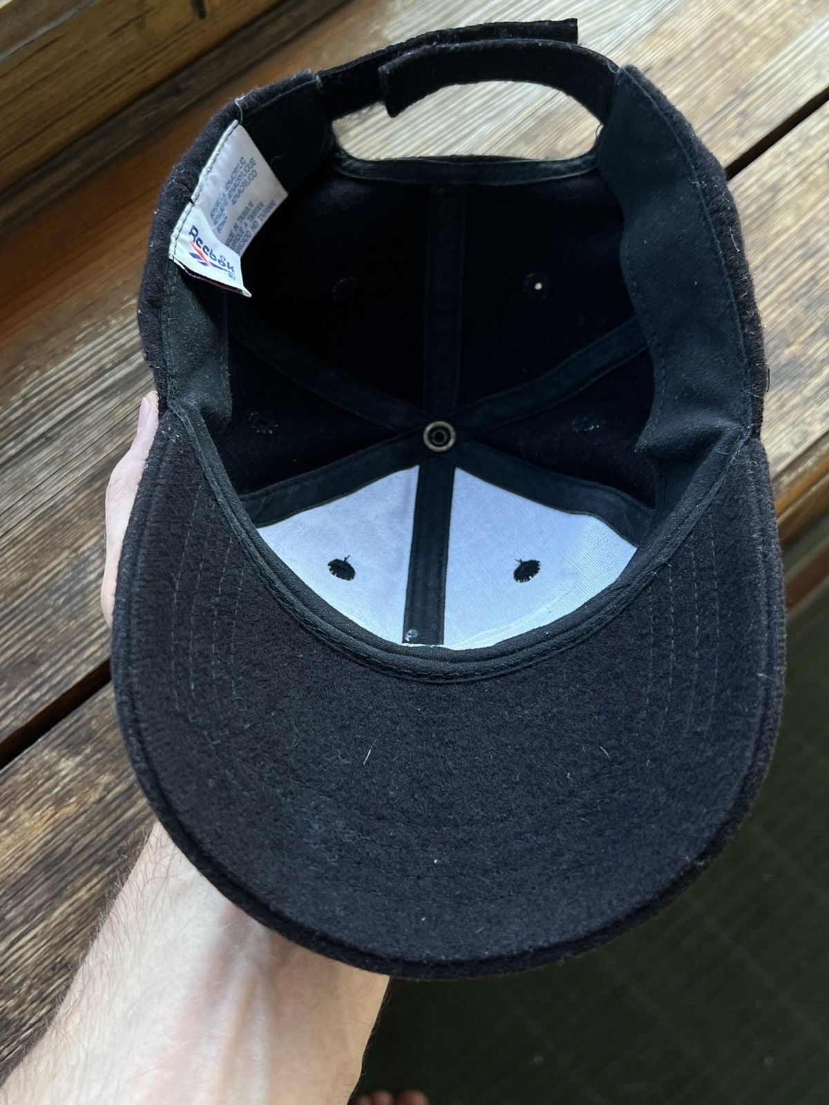 Reebok × Vintage Vintage Y2K Reebok Big Embroidered Logo Wool Cap Hat Size ONE SIZE - 17 Thumbnail