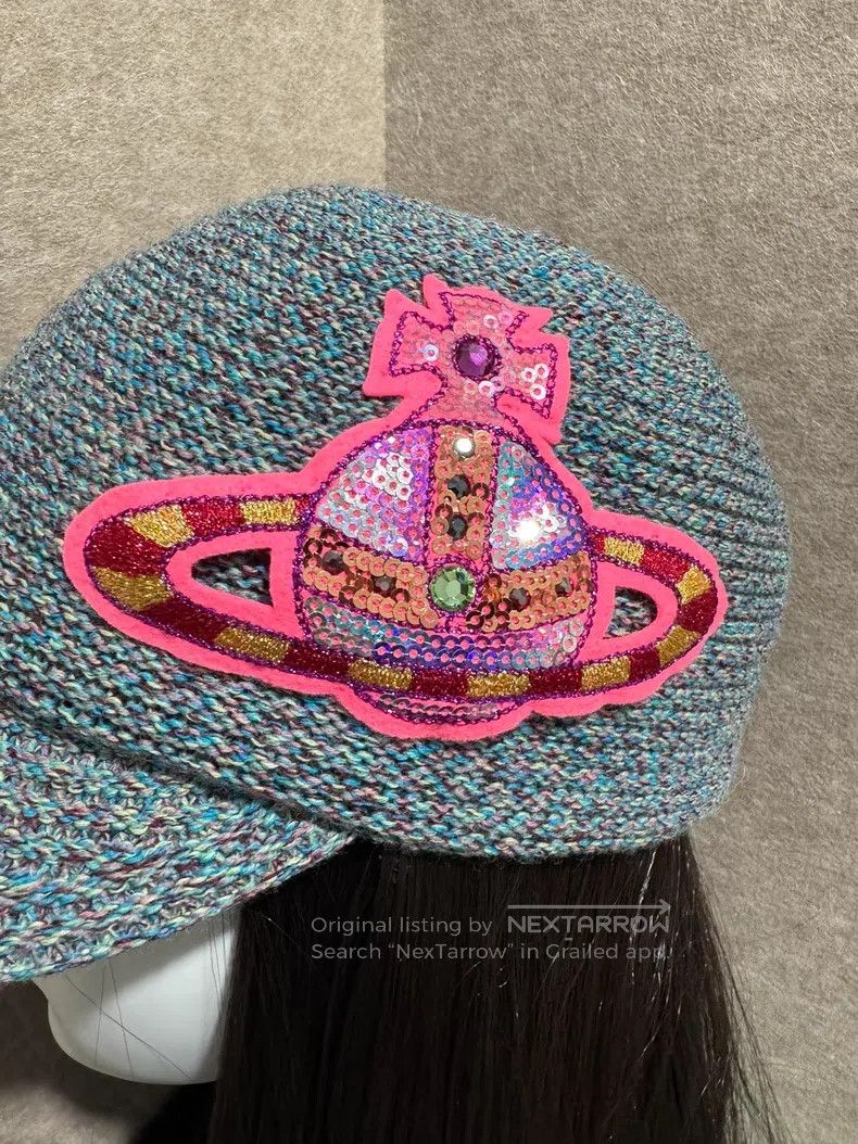 Vivienne Westwood Vivienne Westwood Rare Pink Sparkle Logo Hat Size ONE SIZE - 3 Thumbnail