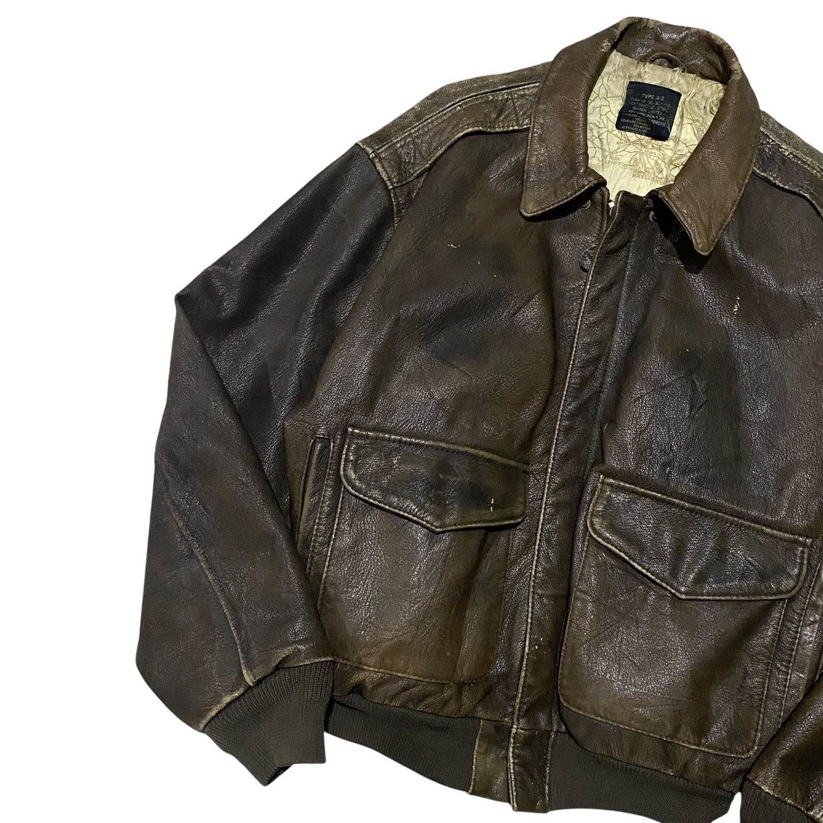 Avirex 🔥RARE🔥 Avirex type A-2 leather jacket Size US S / EU 44-46 / 1 - 5 Thumbnail