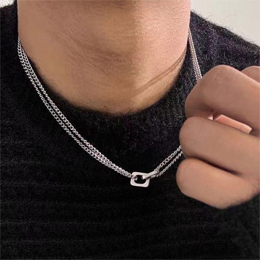 Jewelry Titanium Steel Polishing Necklace Size ONE SIZE - 1 Thumbnail