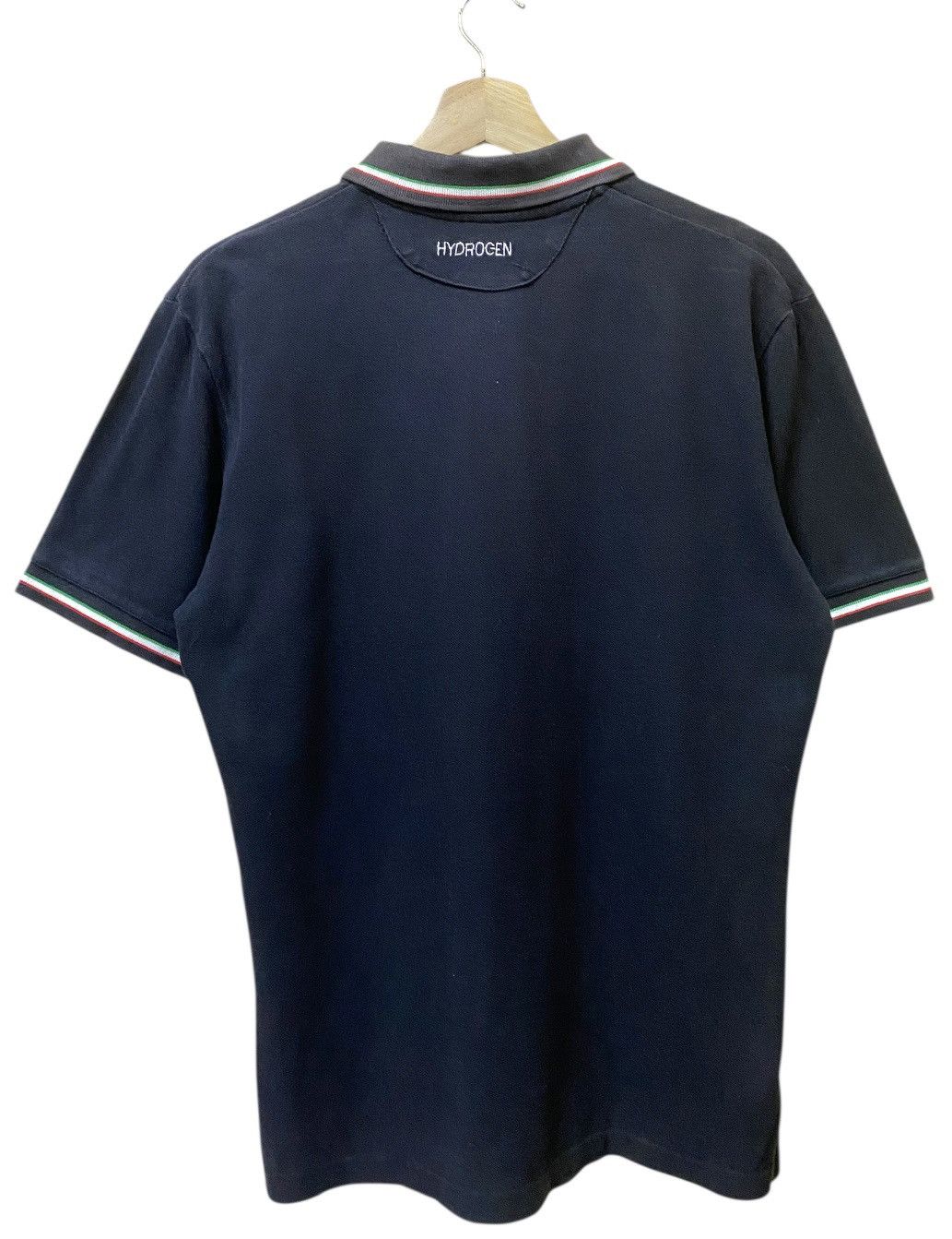 HYDROGEN Hydrogen Polo Shirt Small Logo Black Colour Size US M / EU 48-50 / 2 - 2 Thumbnail