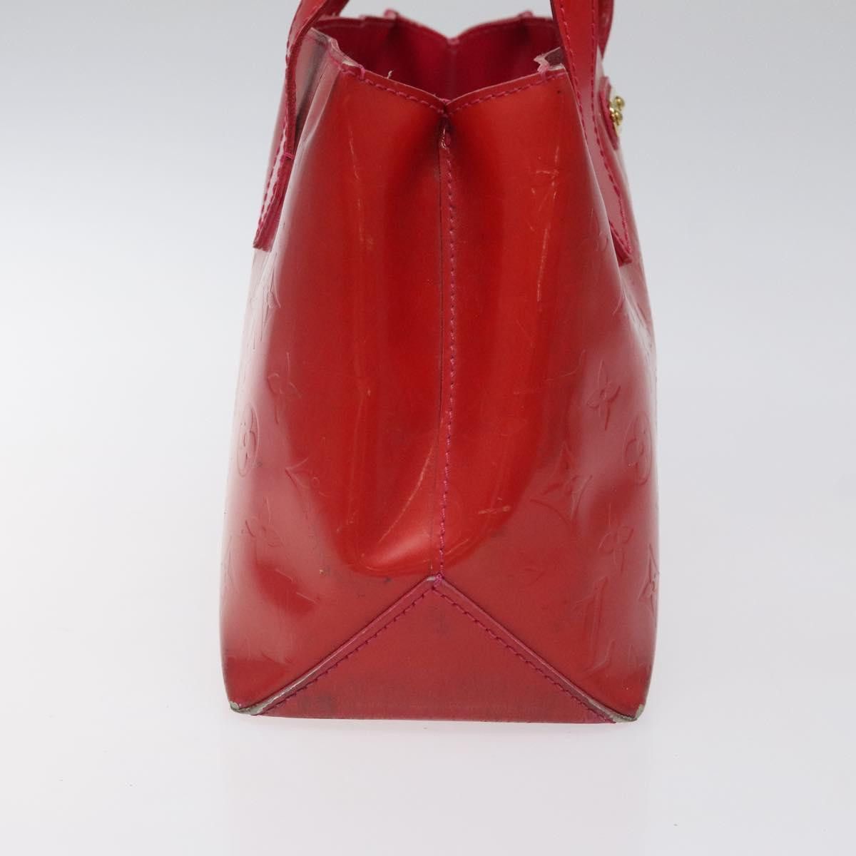 Louis Vuitton LOUIS VUITTON Monogram Vernis Wilshire PM Hand Bag Rose Pop Size ONE SIZE - 3 Thumbnail
