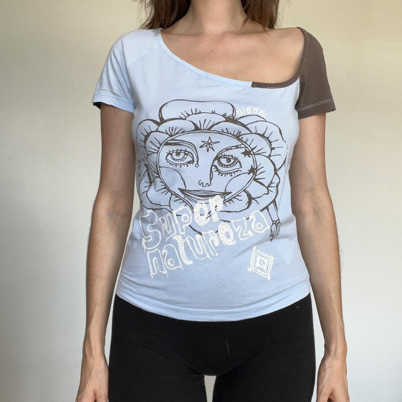 Diesel Asymmetric Diesel t-shirt Size S / US 4 / IT 40 - 1 Thumbnail
