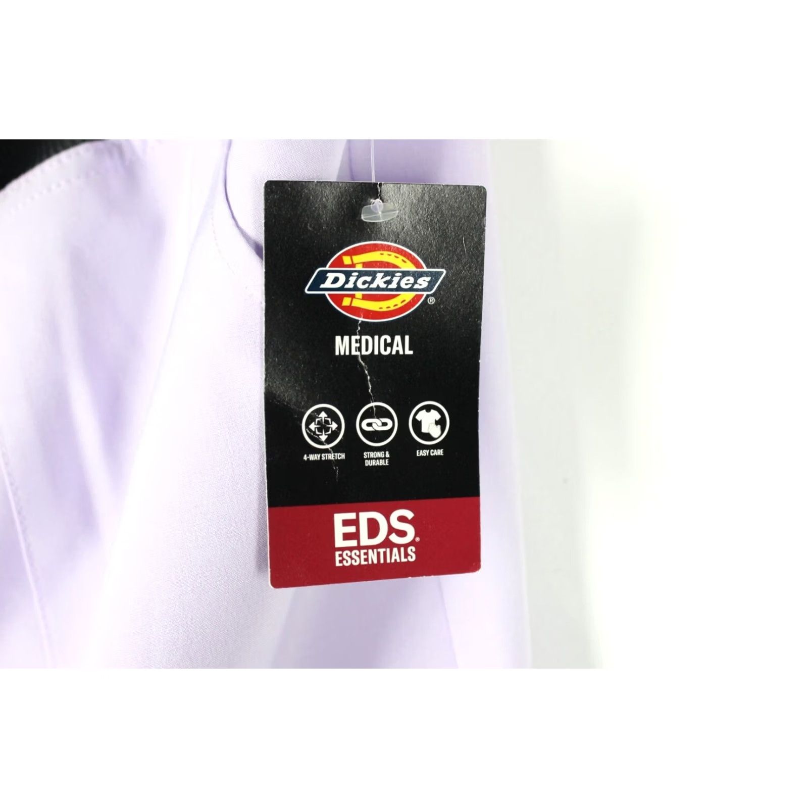 Dickies Dickies Women's Scrub Pants L x 30 Natural Rise Tapered Leg Pull On EDS Medical Purple Size 36" / US 14 / IT 50 - 5 Thumbnail