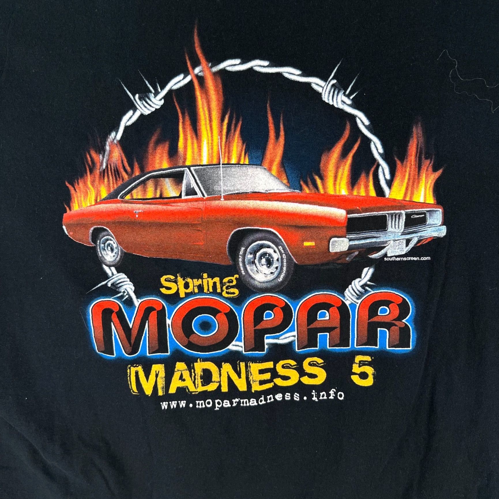 Gildan Gildan Men T-Shirt Black 3XL 2007 TMC Virginia Mopar Motorsports Park Graphic Print Short Sleeve Crew Neck Classic Vintage No Size US XXL / EU 58 / 5 - 2 Thumbnail