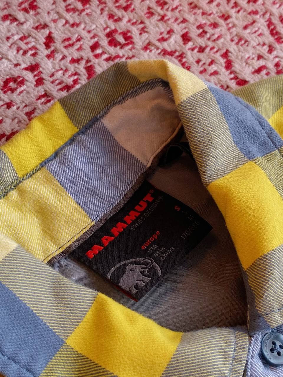 Mammut Mammut Shirt Yellow Blue Plaid Size US S / EU 44-46 / 1 - 7 Thumbnail