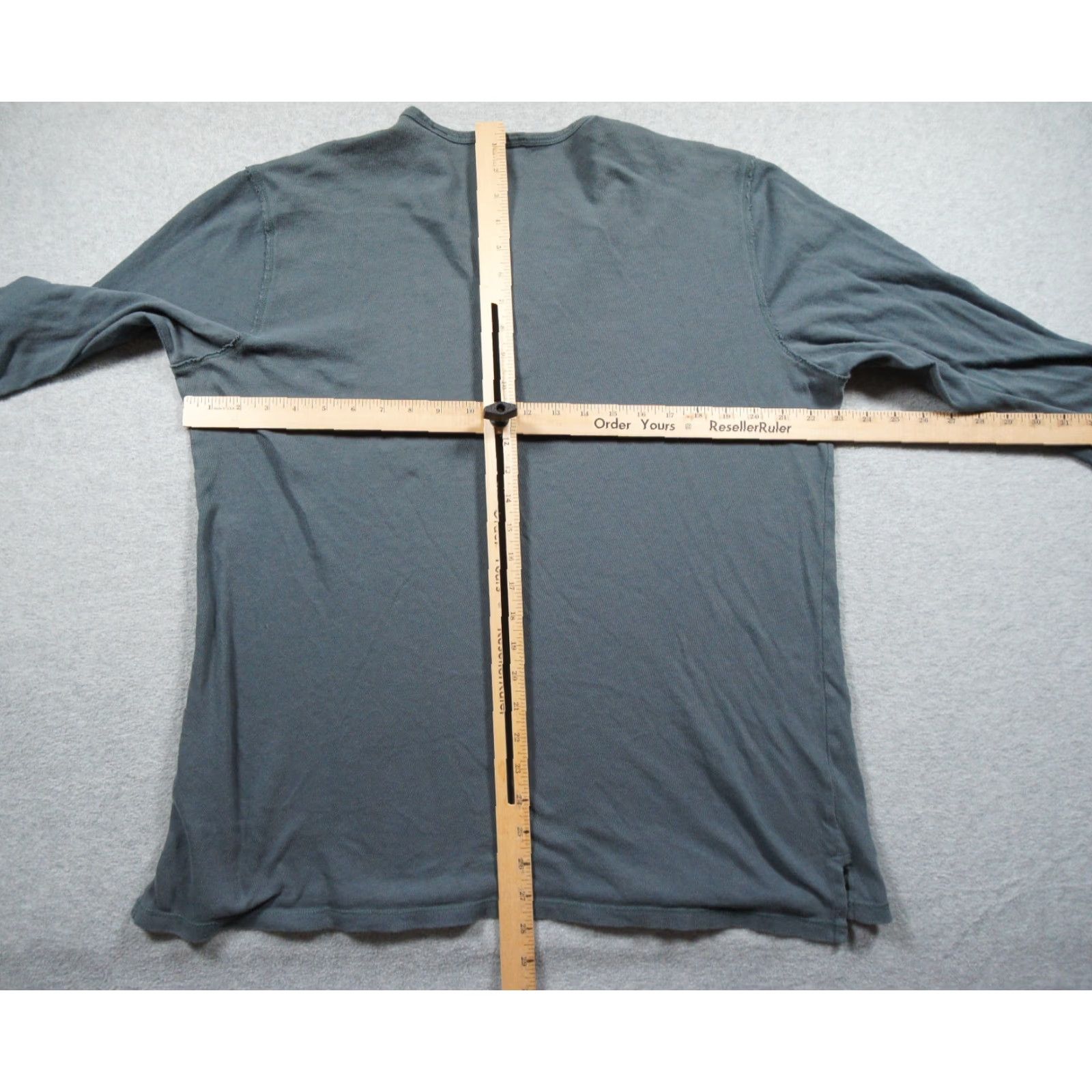 Vince Vince Shirt Mens XL Blue Henley Long Sleeve Preppy Casual Cotton Size US XL / EU 56 / 4 - 7 Thumbnail