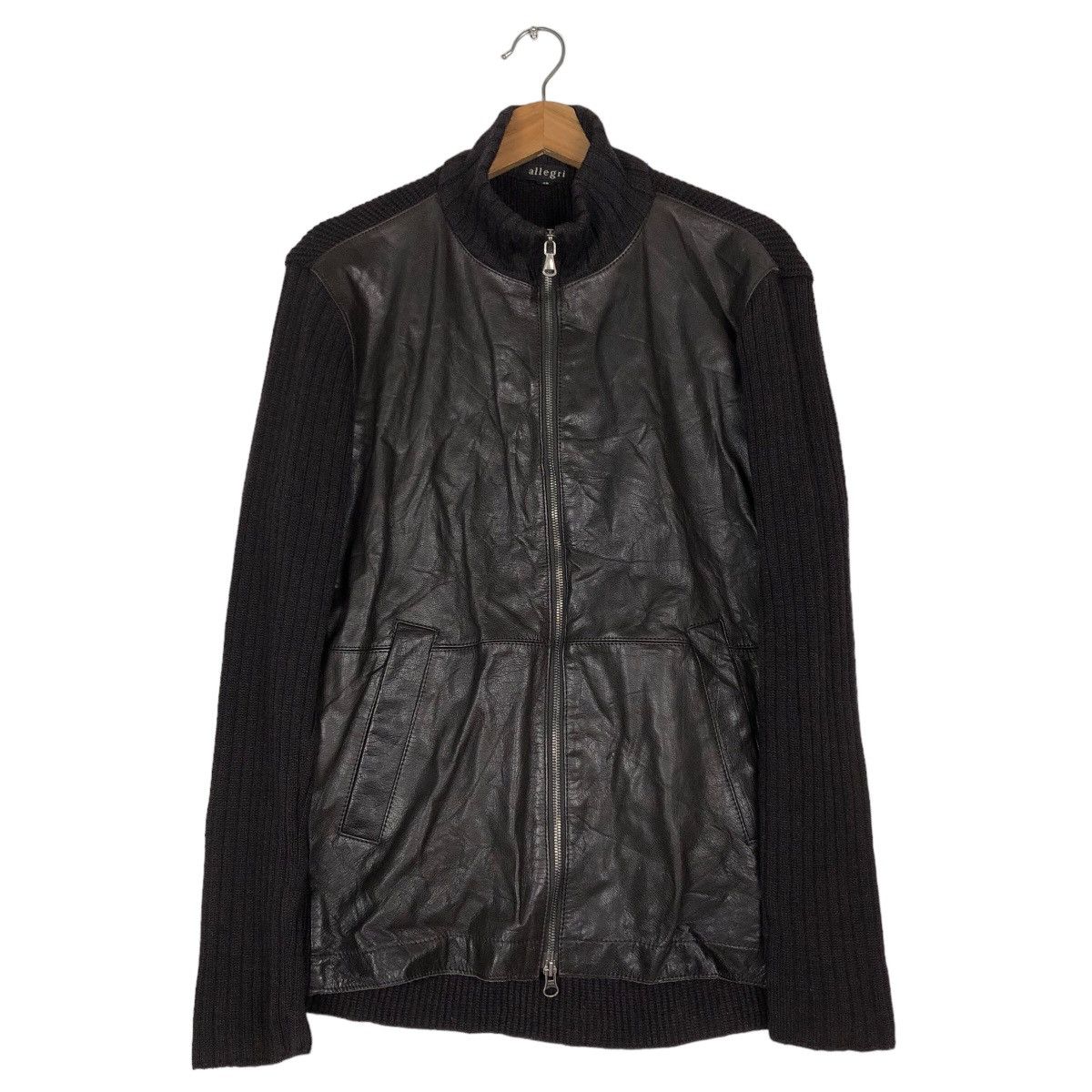 Japanese Brand Parachute Bondage Biker Jacket Allegri Issey Miyake Leather Size US M / EU 48-50 / 2 - 1 Thumbnail