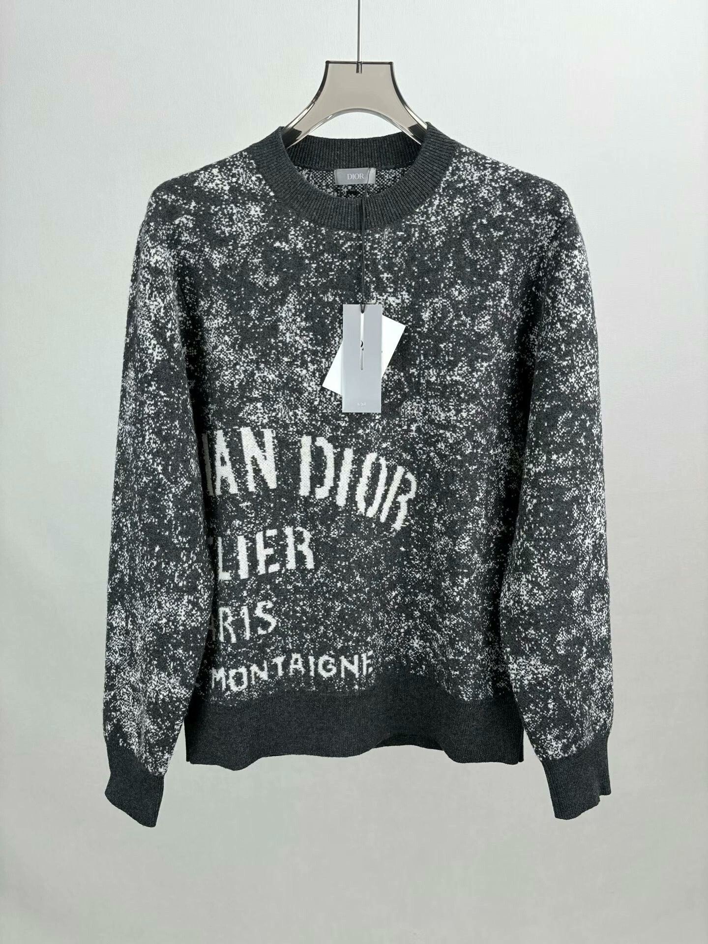 Dior dior wool sweater with snowflake design Size S / US 4 / IT 40 - 1 Thumbnail