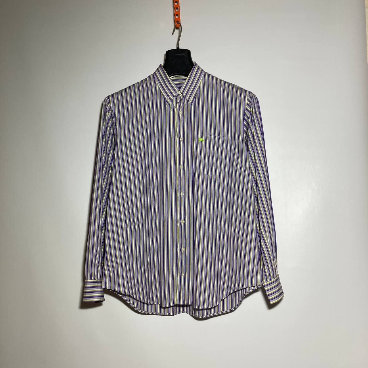 Vintage 2000s Burberry Black Label Monogram Short Sleeve Button Up Shirt Size XS