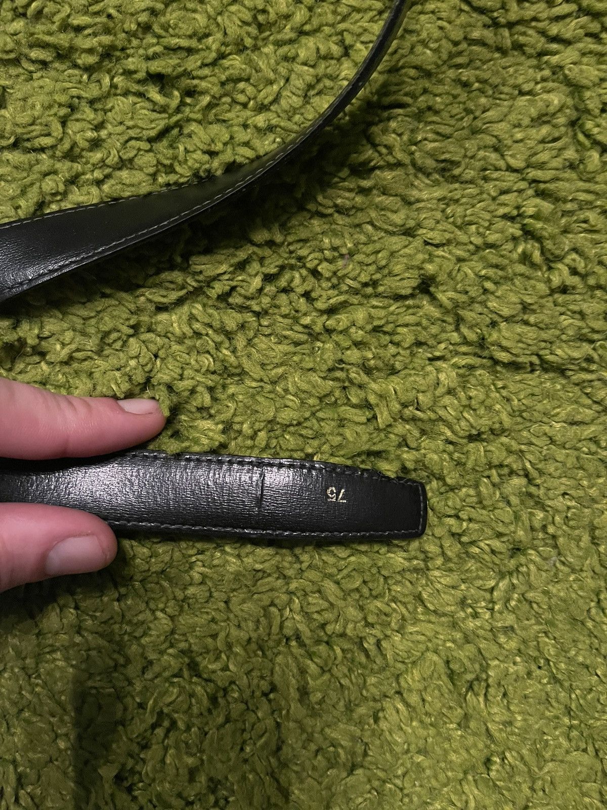 Gucci × Vintage Gucci 1990s archive vintage real leather GG belt Size ONE SIZE - 8 Thumbnail