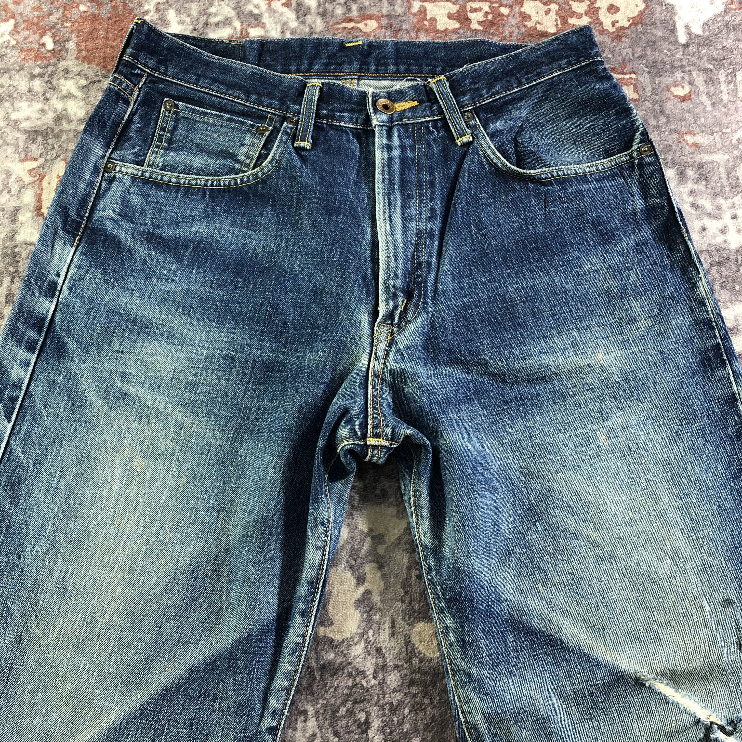 Edwin Vintage Blue Wash Edwin 505 Selvedge Jeans-JM3680 Size US 32 / EU 48 - 3 Thumbnail