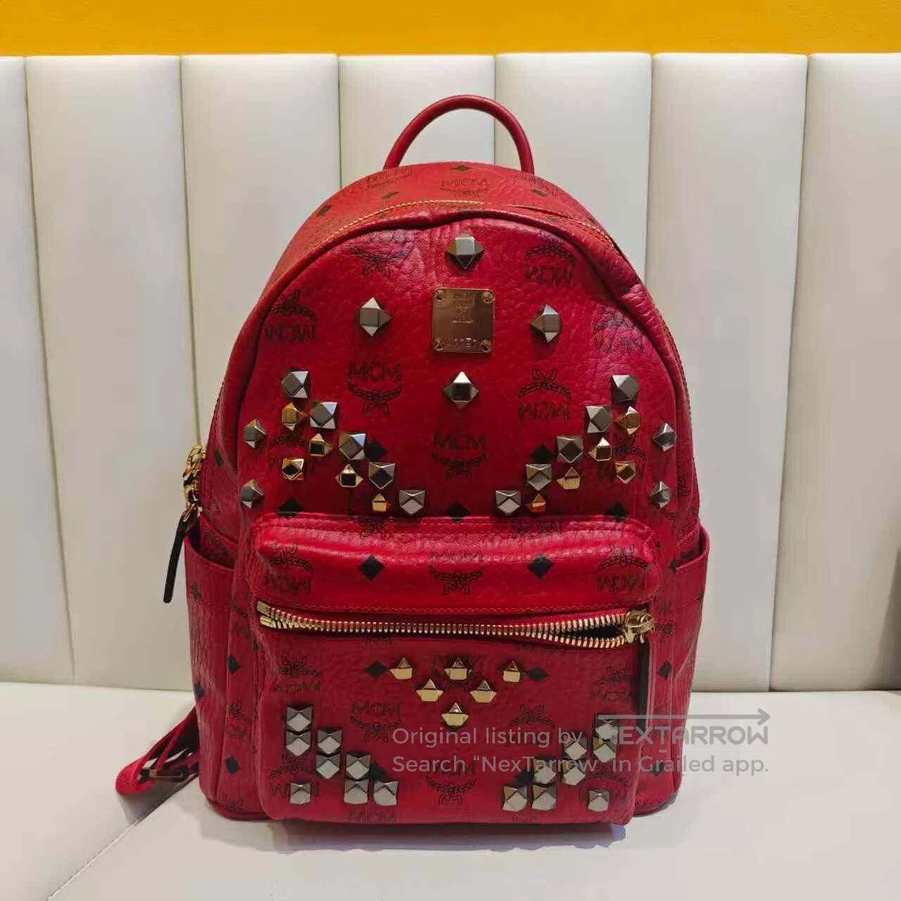 MCM × TISA MCM X TI$A CHERRY RED COACHES BAG | Grailed