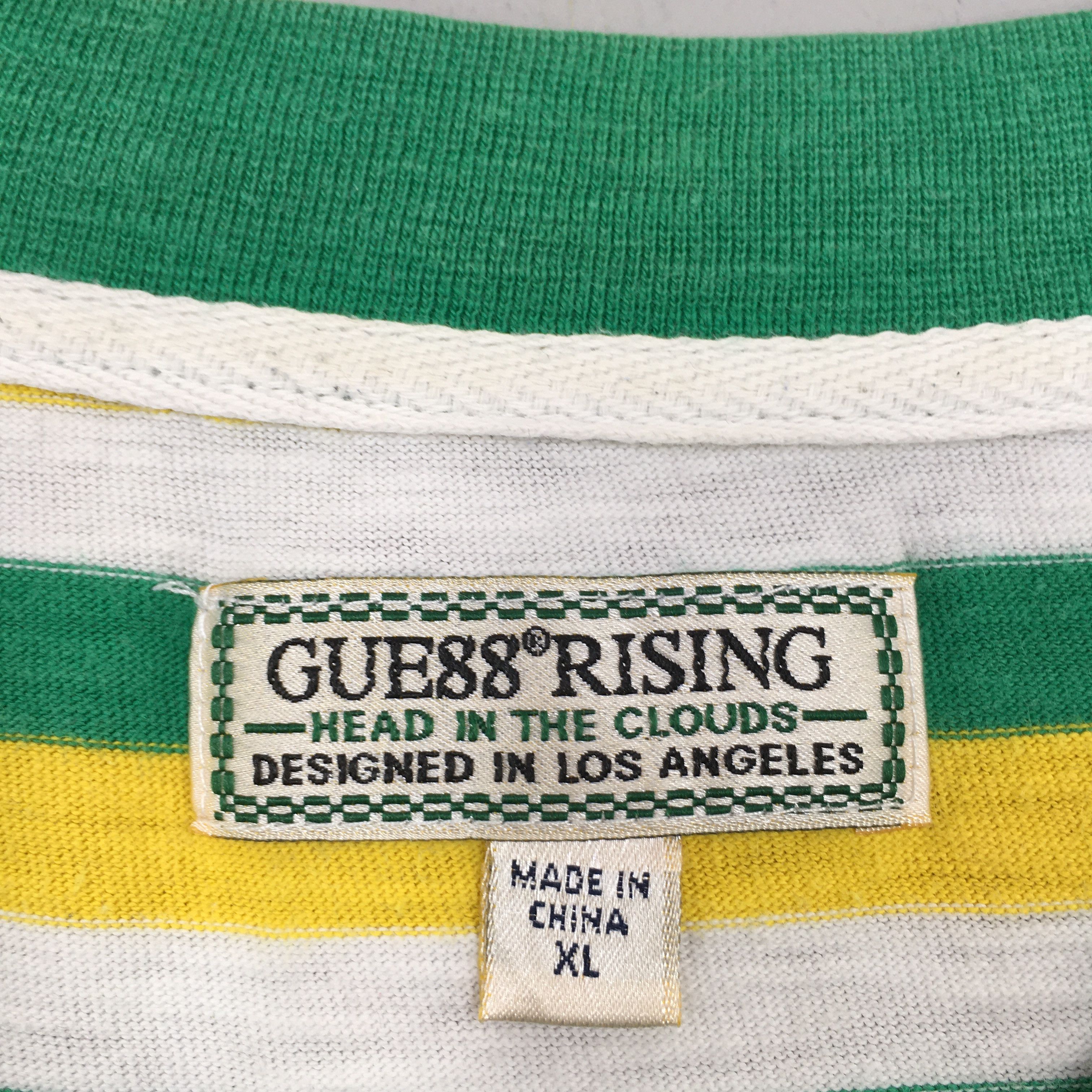 88rising Guess x 88Rising Stripes T Shirt XLarge Size US XL / EU 56 / 4 - 4 Thumbnail