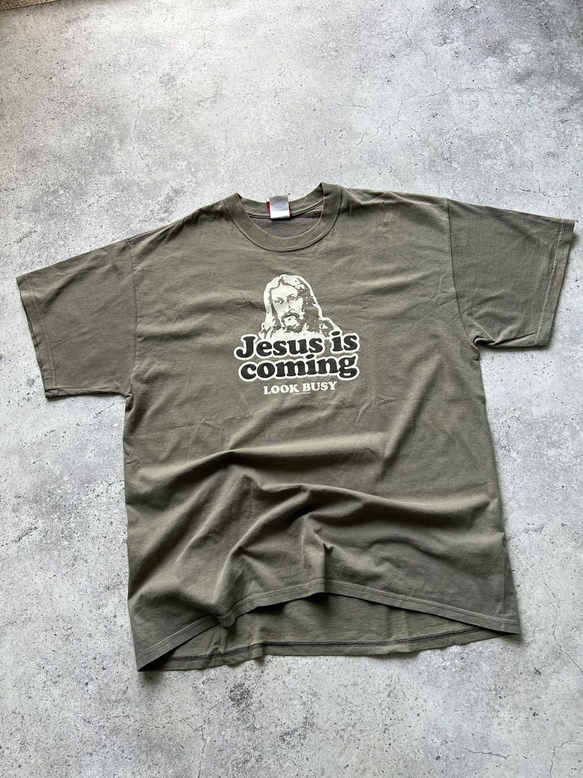 Hysteric Glamour 90s Jesus is coming Look Busy Streetwear T-Shirt Size US XL / EU 56 / 4 - 1 Thumbnail