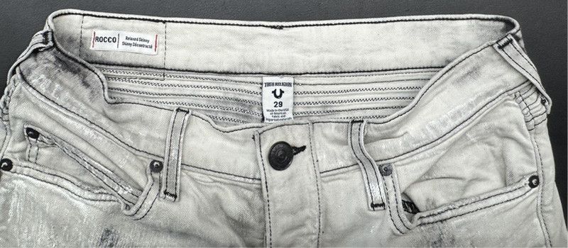 True Religion TRUE RELIGION ROCO MOTO BLEACH DISTRESSED Size US 29 - 3 Thumbnail