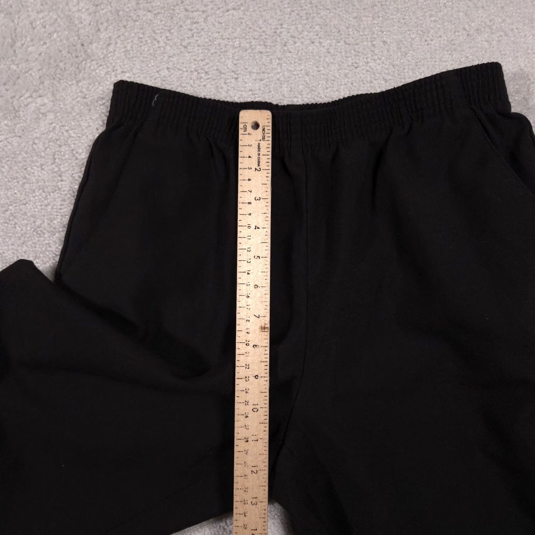 Vintage Briggs New York Crop Pants Womens 10P Straight Leg Elastic Waist Pockets Black Size 32" / US 10 / IT 46 - 6 Thumbnail