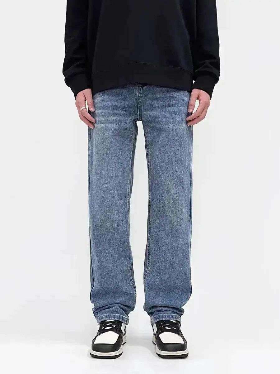 Japanese Brand High street washed baggy straight leg jeans Size US 32 / EU 48 - 5 Thumbnail