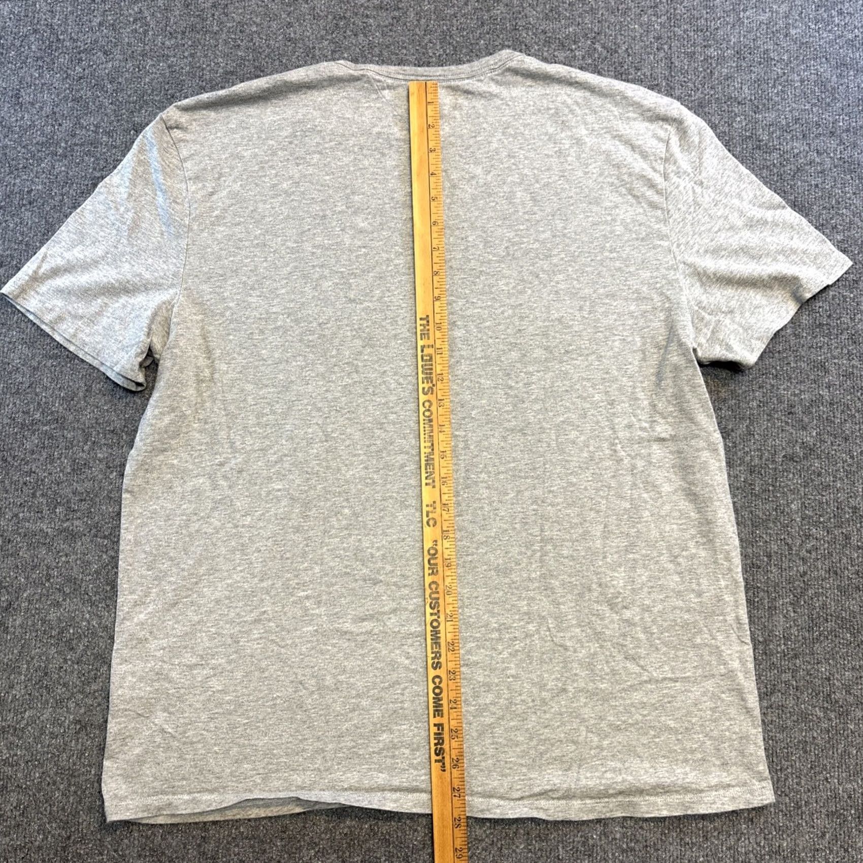 Tommy Hilfiger Tommy Hilfiger T-Shirt Adults XL Gray Short Sleeve Spell Out Logo Crew Neck Knit Cotton Size US XL / EU 56 / 4 - 5 Thumbnail