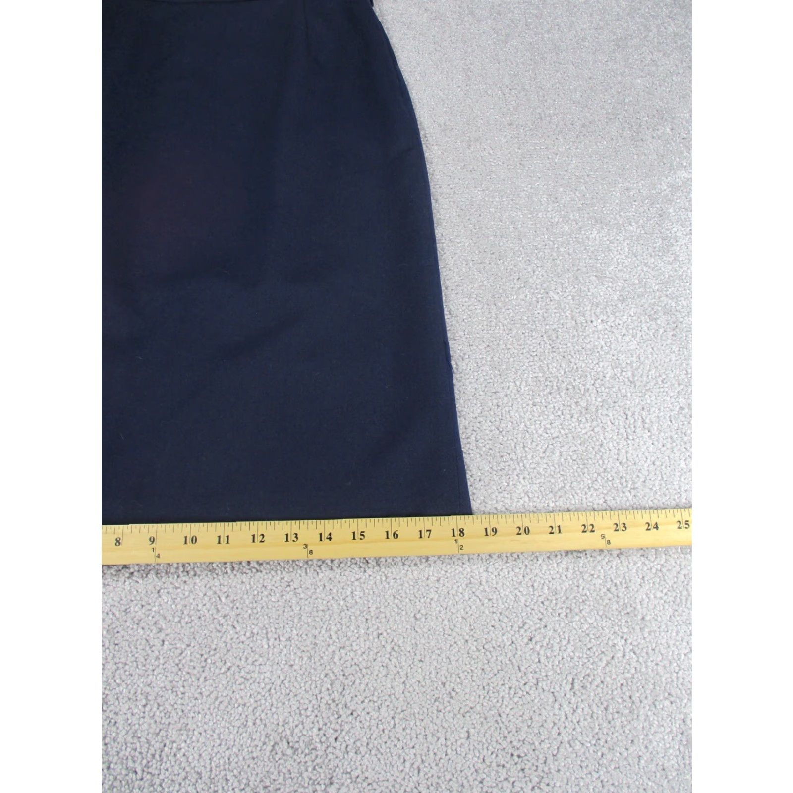 Pendleton Pendleton Skirt Womens 2 Petite Navy Blue Virgin Wool Midi Zipper Size 26" / US 2 / IT 38 - 5 Thumbnail