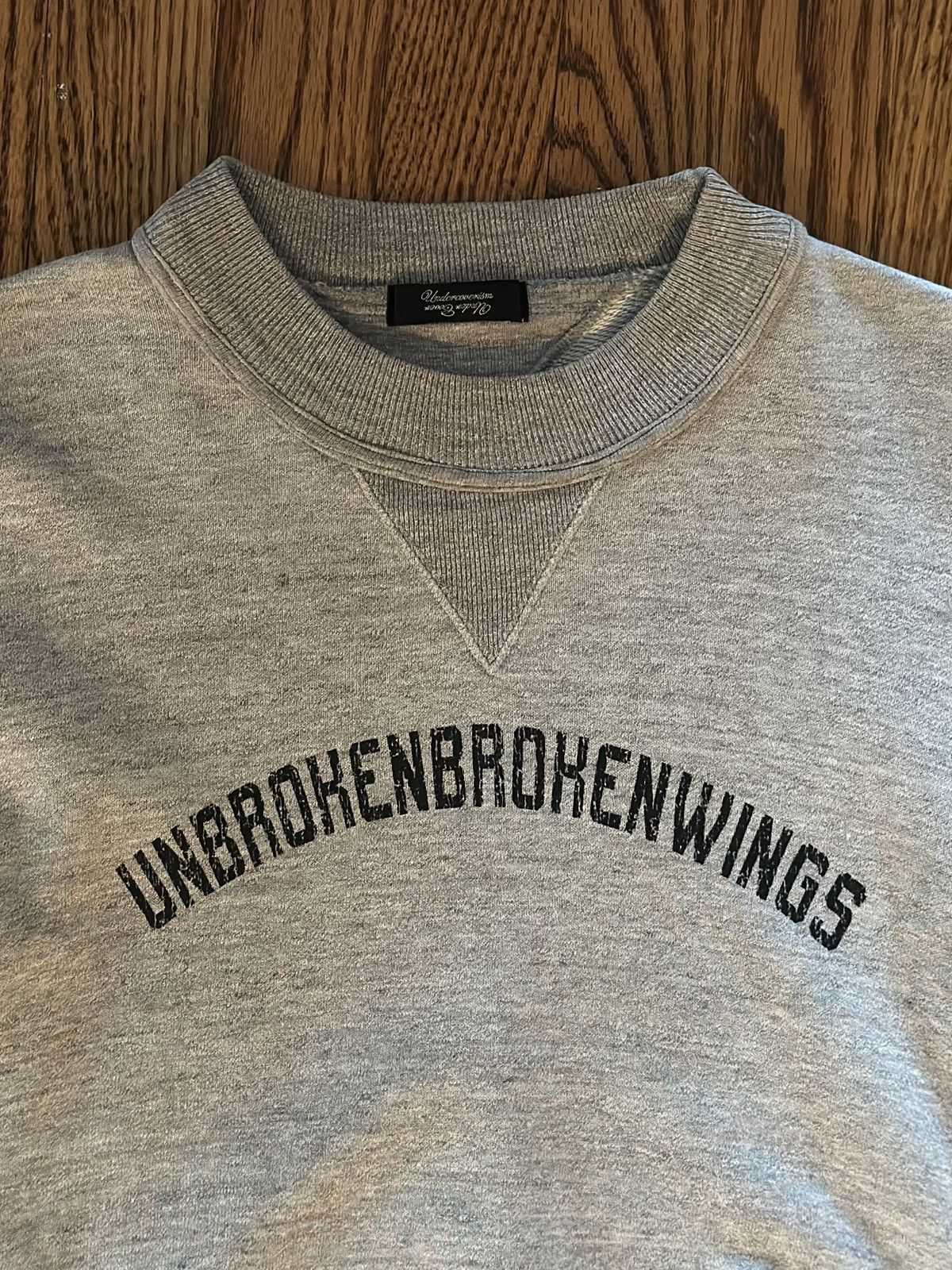 Undercover AW08 “Unbrokenbrokenwings” side-zip crewneck Size US M / EU 48-50 / 2 - 8 Thumbnail