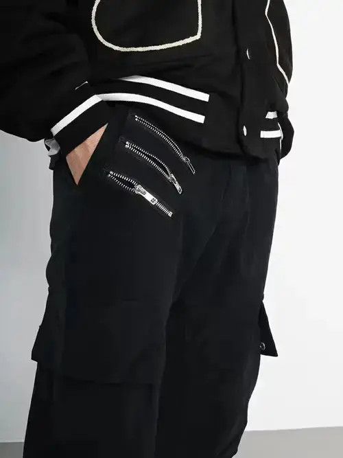 Miller's Oath urban zipper flared cargo pants Size US 32 / EU 48 - 3 Thumbnail