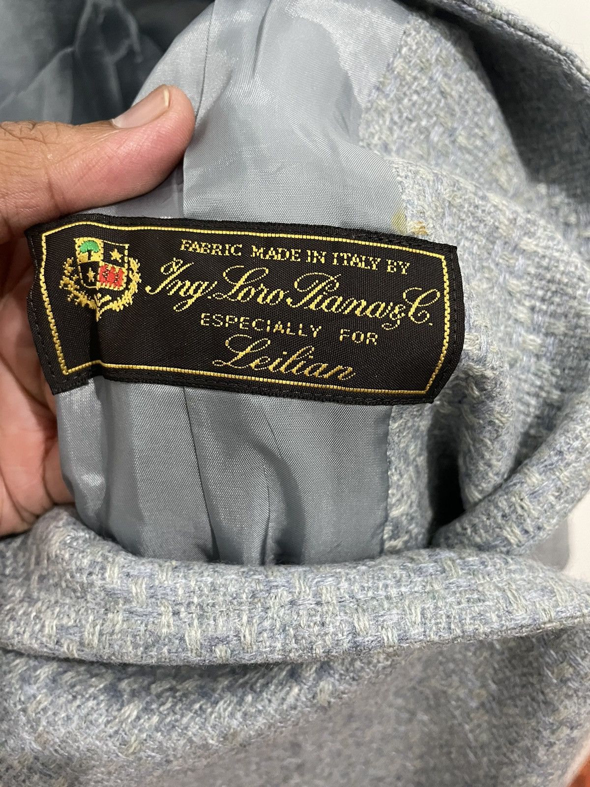 Loro Piana VINTAGE LORO PIANA X LEILIAN JAPAN BLUE WOLL COAT Size M / US 6-8 / IT 42-44 - 4 Thumbnail