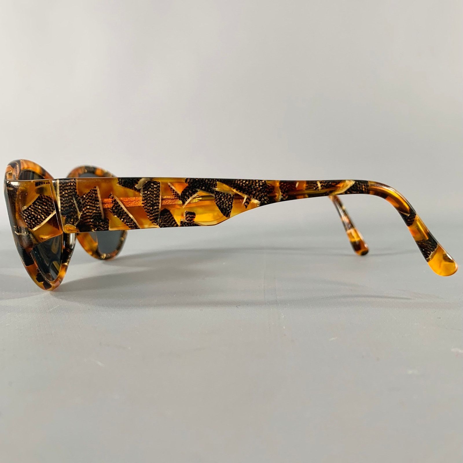 Carolina Herrera CAROLINA HERRERA Brown Beige Tortoiseshell Acetate Frames Size ONE SIZE - 4 Thumbnail