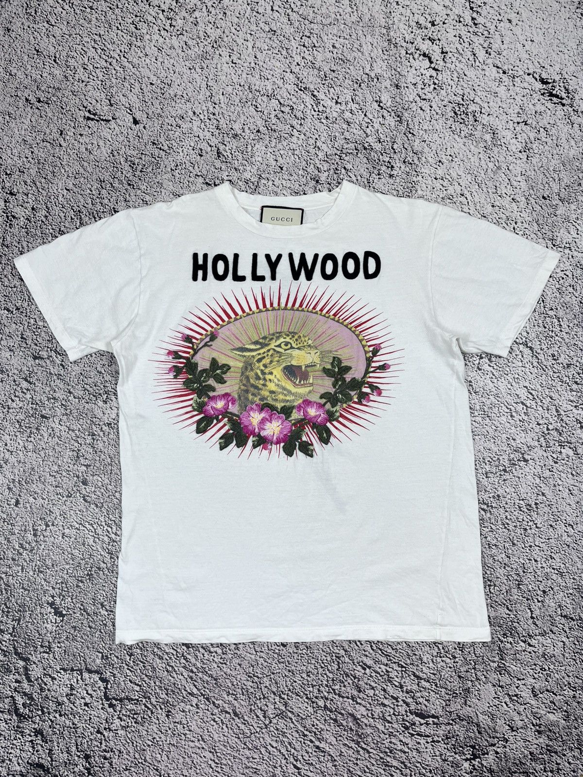 Gucci Gucci Hollywood Leopard Tee Size S Alessandro Michele Size US S / EU 44-46 / 1 - 1 Thumbnail